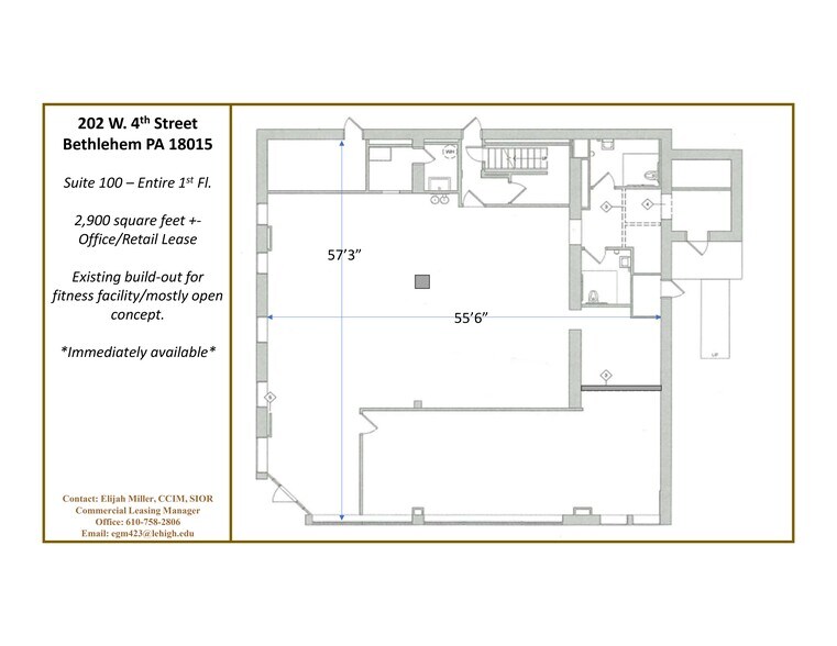 202 W 4th St, Bethlehem, PA à louer - Plan de site - Image 3 de 3