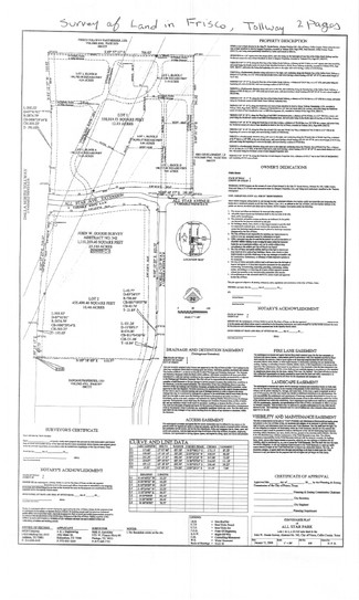 Plus de détails pour Dallas NorthTollway, Frisco, TX - Terrain à louer