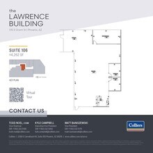 515 E Grant St, Phoenix, AZ à louer Plan d’étage- Image 1 de 1