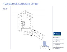 4 Westbrook Corporate Ctr, Westchester, IL for lease Floor Plan- Image 1 of 1