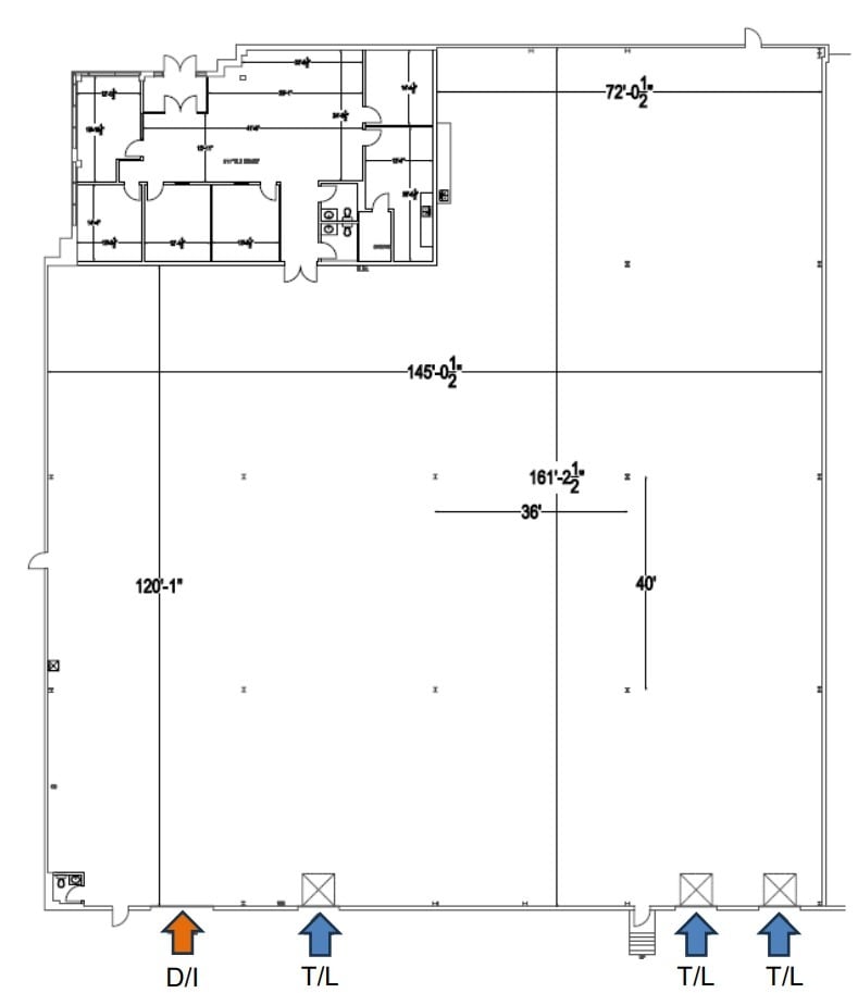 1293 N Service Rd E, Oakville, ON for lease Floor Plan- Image 1 of 1