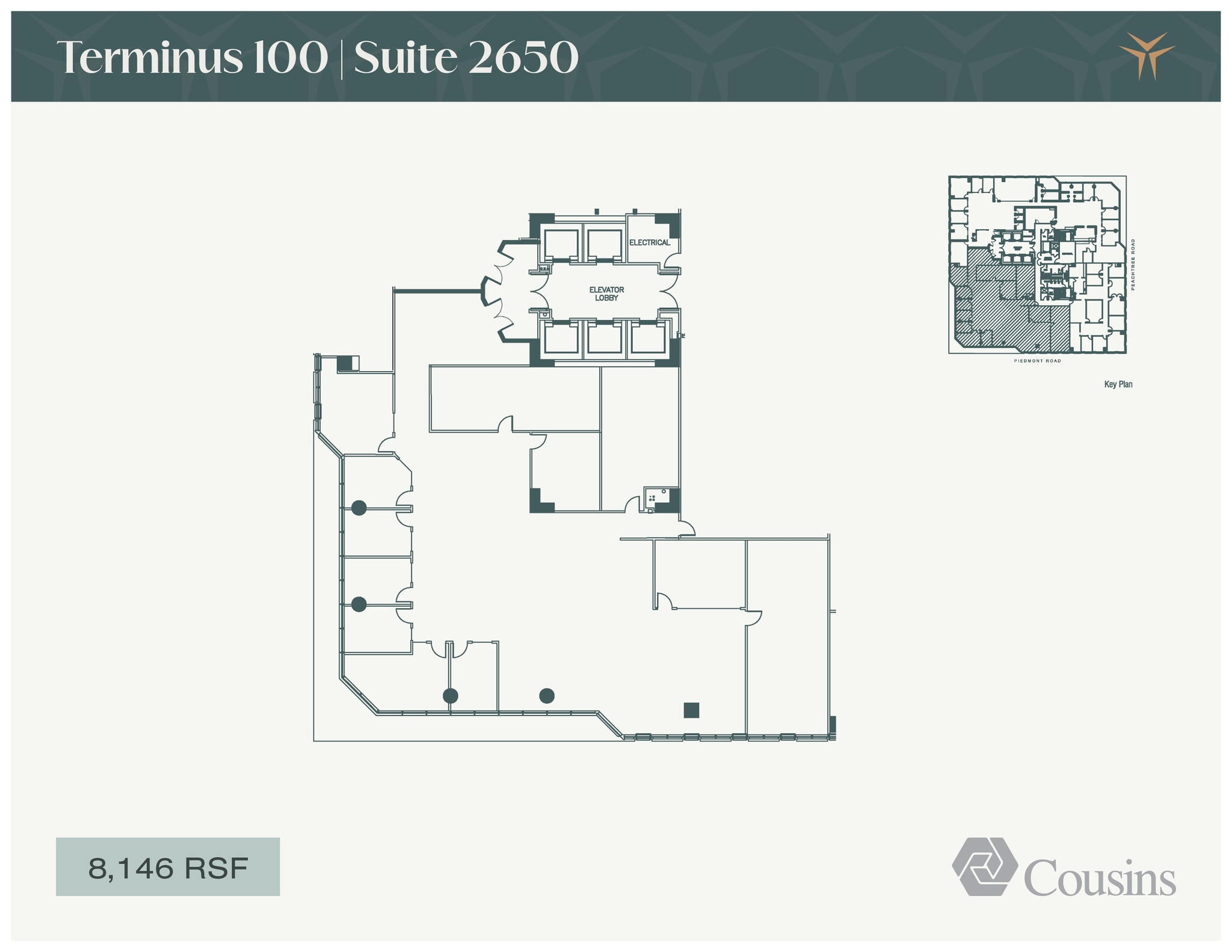 3280 Peachtree Rd, Atlanta, GA à louer Plan d’étage- Image 1 de 1