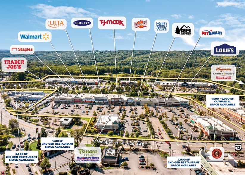 742 S Meadow St, Ithaca, NY for lease - Aerial - Image 2 of 13