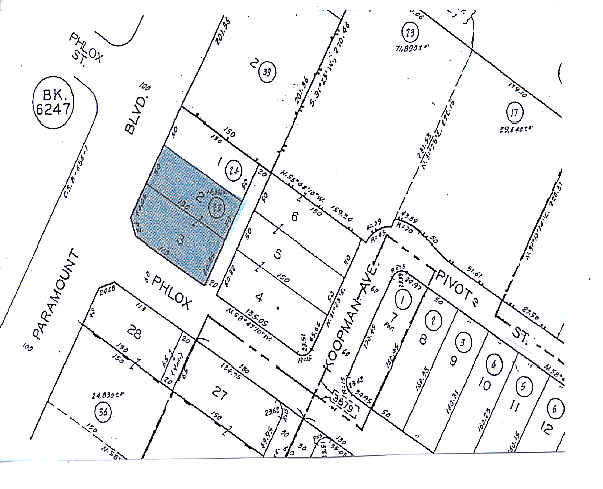 11432 Paramount Blvd, Downey, CA for sale - Plat Map - Image 3 of 3