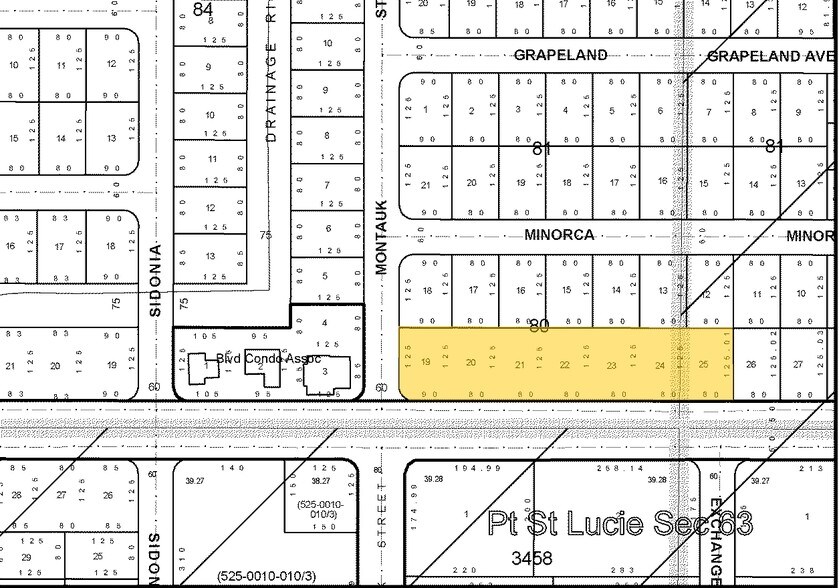 1605-1657 SE Port St Lucie Blvd, Port Saint Lucie, FL à louer - Plan cadastral - Image 2 de 18
