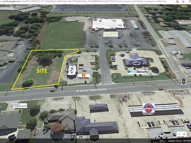 2511 W Beebe Capps Expy, Searcy, AR à vendre - Aérien - Image 2 de 5