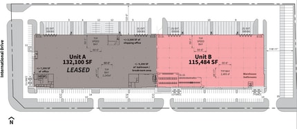 1445 International Dr, Mount Pleasant, WI à louer Plan d’étage- Image 1 de 1