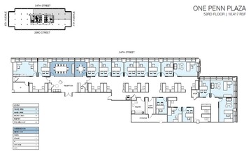 PENN 1, New York, NY à louer Plan d’étage- Image 2 de 2