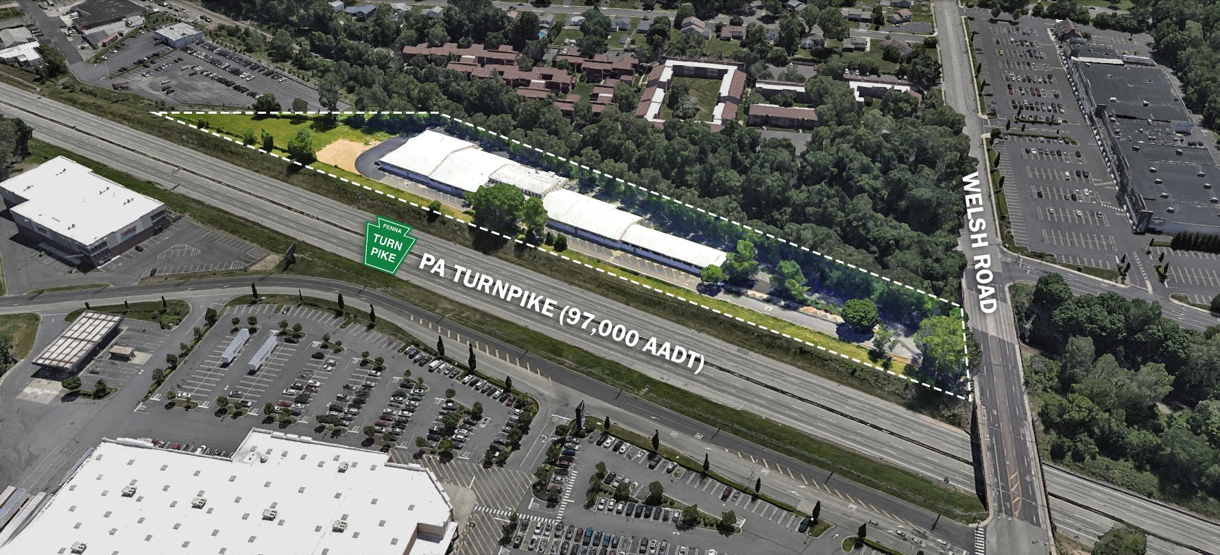3701 Welsh Rd, Willow Grove, PA à louer Aérien- Image 1 de 6