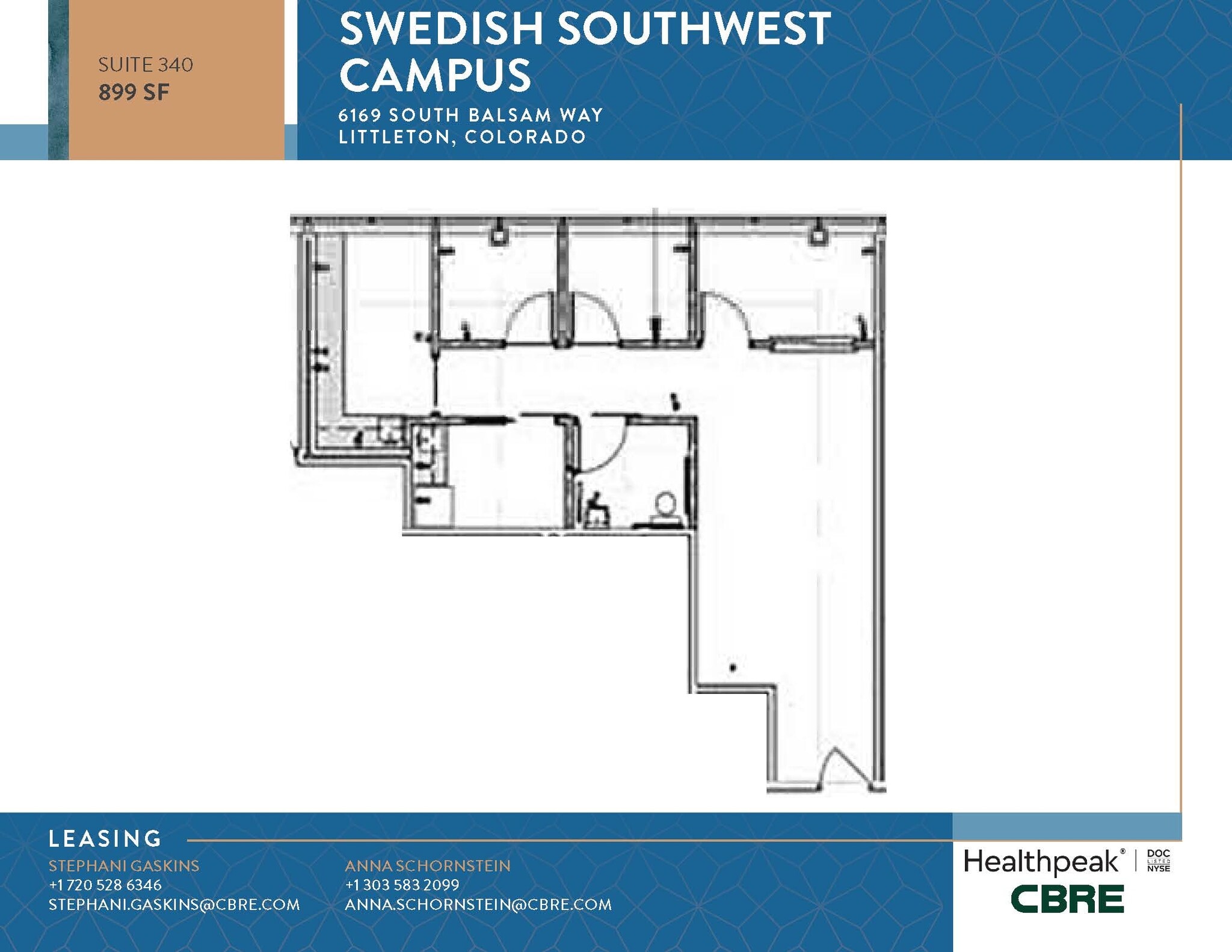 6179 S Balsam Way, Littleton, CO for lease Floor Plan- Image 1 of 2