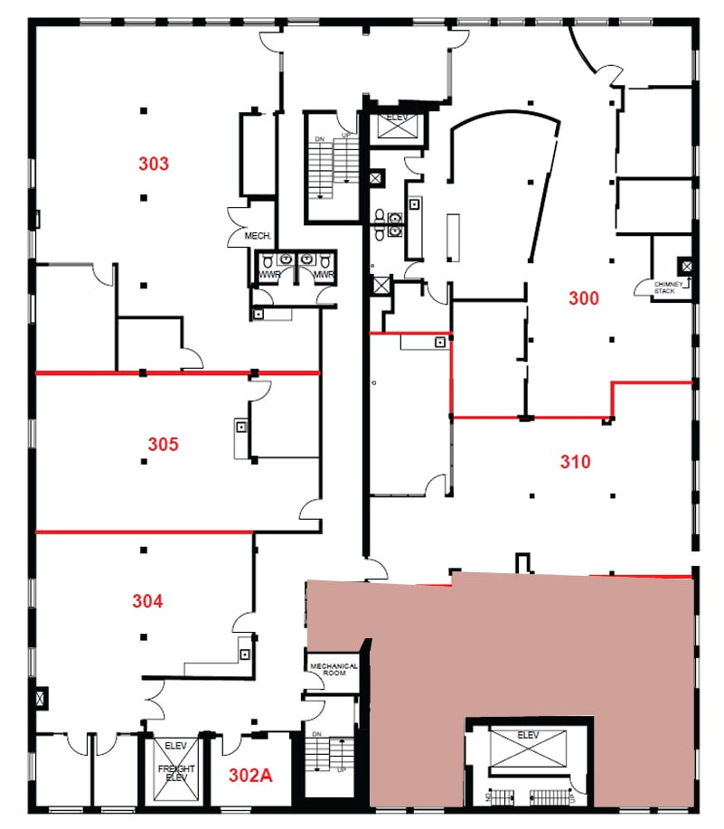 605 11 Ave SW, Calgary, AB à louer Plan d’étage- Image 1 de 1