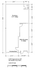 14309 Toepperwein Rd, San Antonio, TX for lease Floor Plan- Image 1 of 1