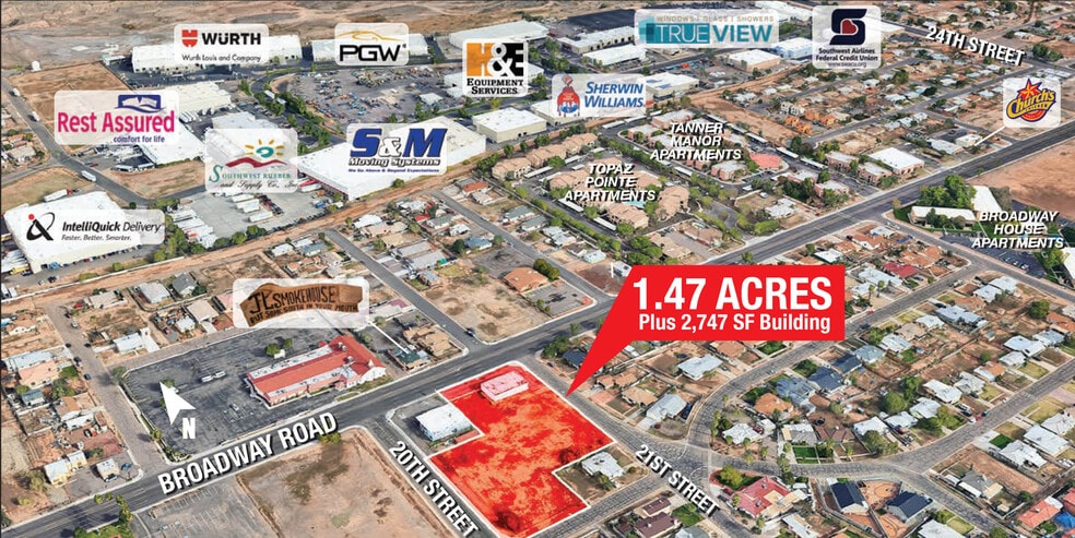 2019 E Broadway Rd, Phoenix, AZ à louer - Photo du bâtiment - Image 1 de 3