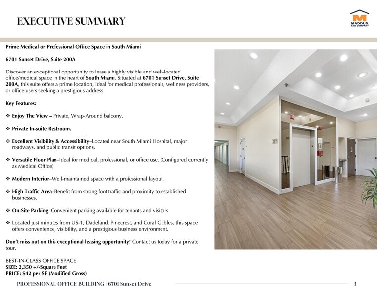 6701 Sunset Dr, Miami, FL for lease - Building Photo - Image 2 of 7