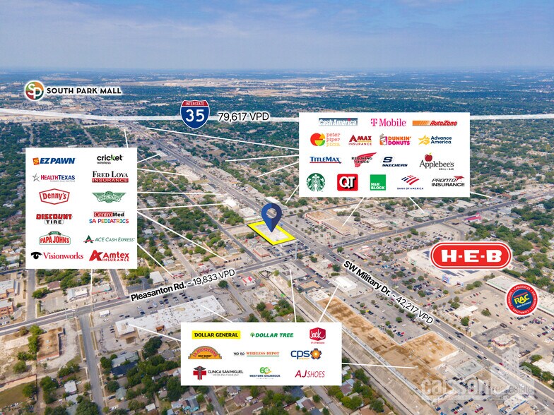 814-842 SW Military Dr, San Antonio, TX à louer - Photo du bâtiment - Image 3 de 3