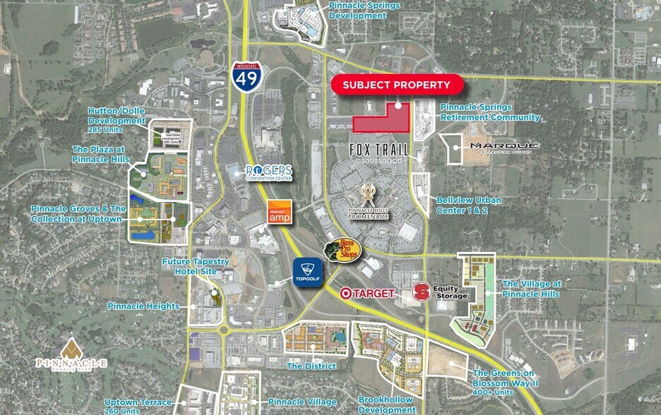 S Bellview Rd, Rogers, AR à vendre - Aérien - Image 2 de 2