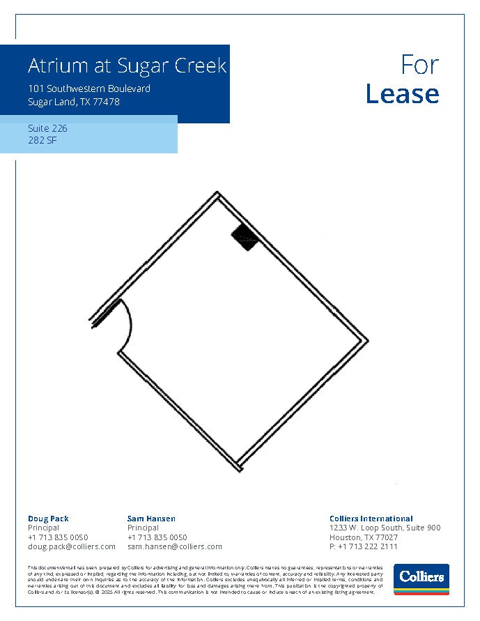 101 Southwestern Blvd, Sugar Land, TX à louer Photo intérieure- Image 1 de 1