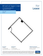 101 Southwestern Blvd, Sugar Land, TX à louer Photo intérieure- Image 1 de 1