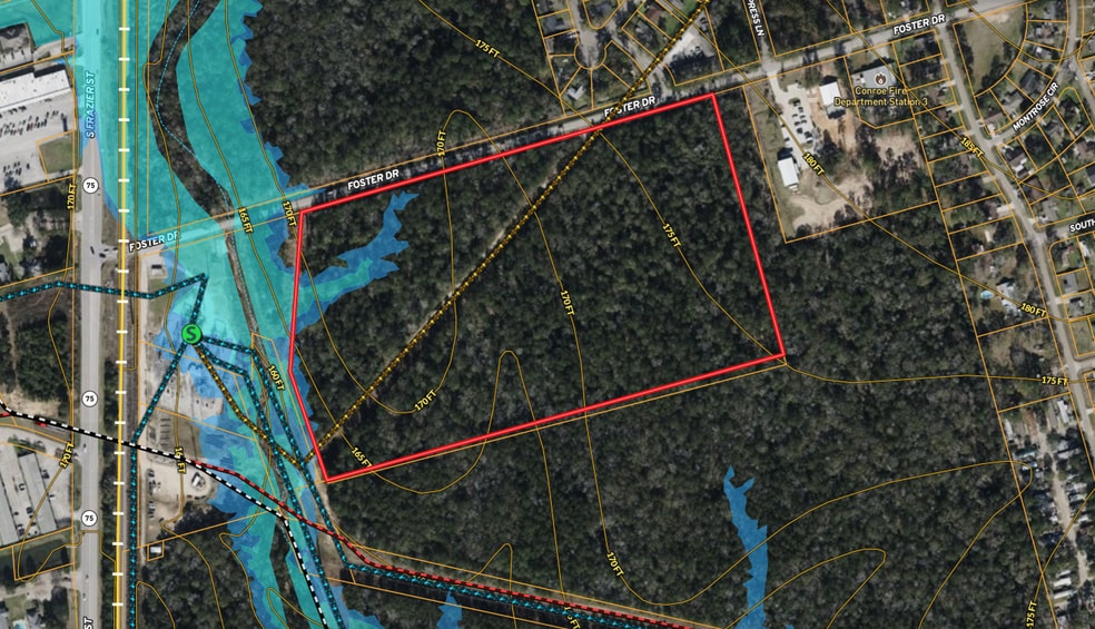 Foster Dr, Conroe, TX for sale - Plat Map - Image 2 of 6