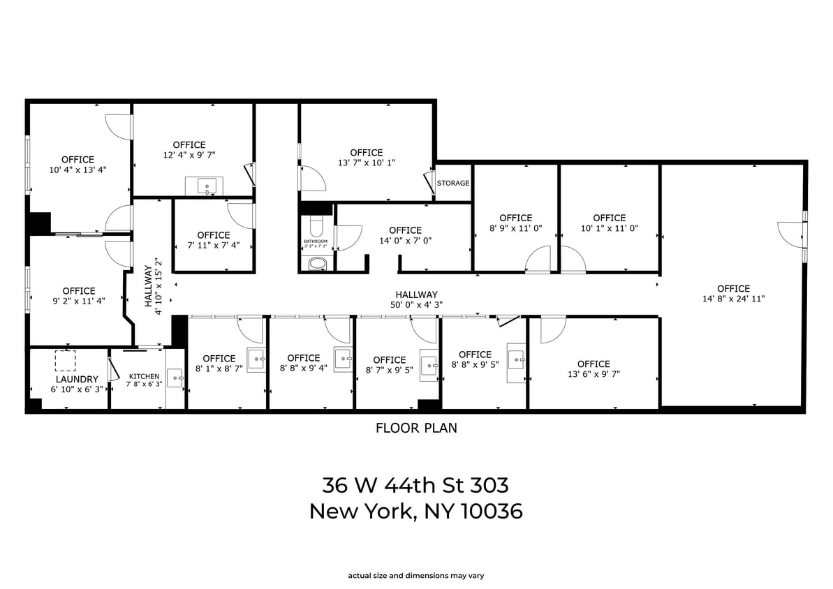 34-36 W 44th St, New York, NY à louer Plan d’étage- Image 1 de 22