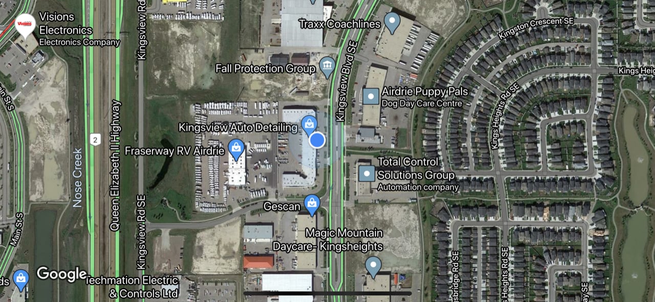 2903 Kingsview Blvd SE, Airdrie, AB for sale Aerial- Image 1 of 1