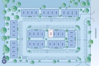 1402 S Custer Rd, McKinney, TX à louer Plan de site- Image 1 de 2