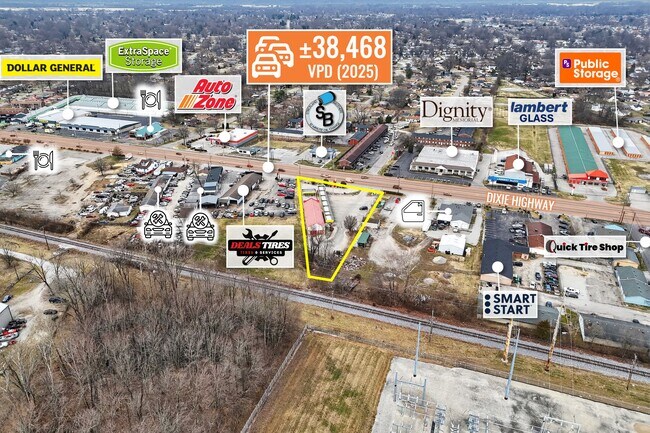 Plus de détails pour 7773 Dixie Hwy, Louisville, KY - Spécialité à vendre