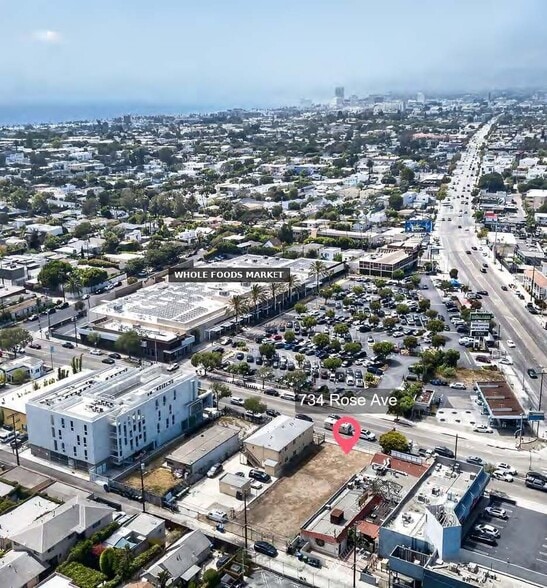 734 Rose Ave, Venice, CA for sale - Aerial - Image 2 of 3