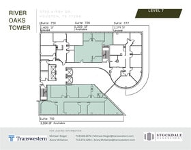 3730 Kirby Dr, Houston, TX à louer Plan d’étage- Image 1 de 1