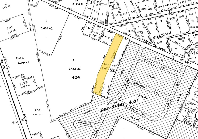 1636 Bridgeboro Rd, Edgewater Park, NJ à vendre - Plan cadastral - Image 2 de 2