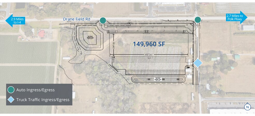 3825 Hamilton Rd, Lakeland, FL à louer - Photo du bâtiment - Image 2 de 4