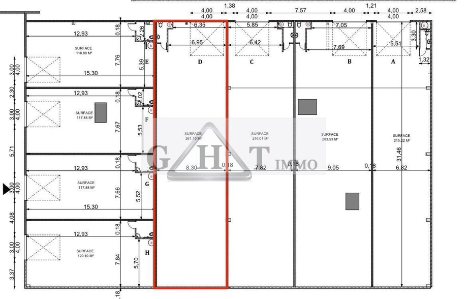 Industriel dans Bondoufle à louer - Plan d’étage - Image 3 de 3