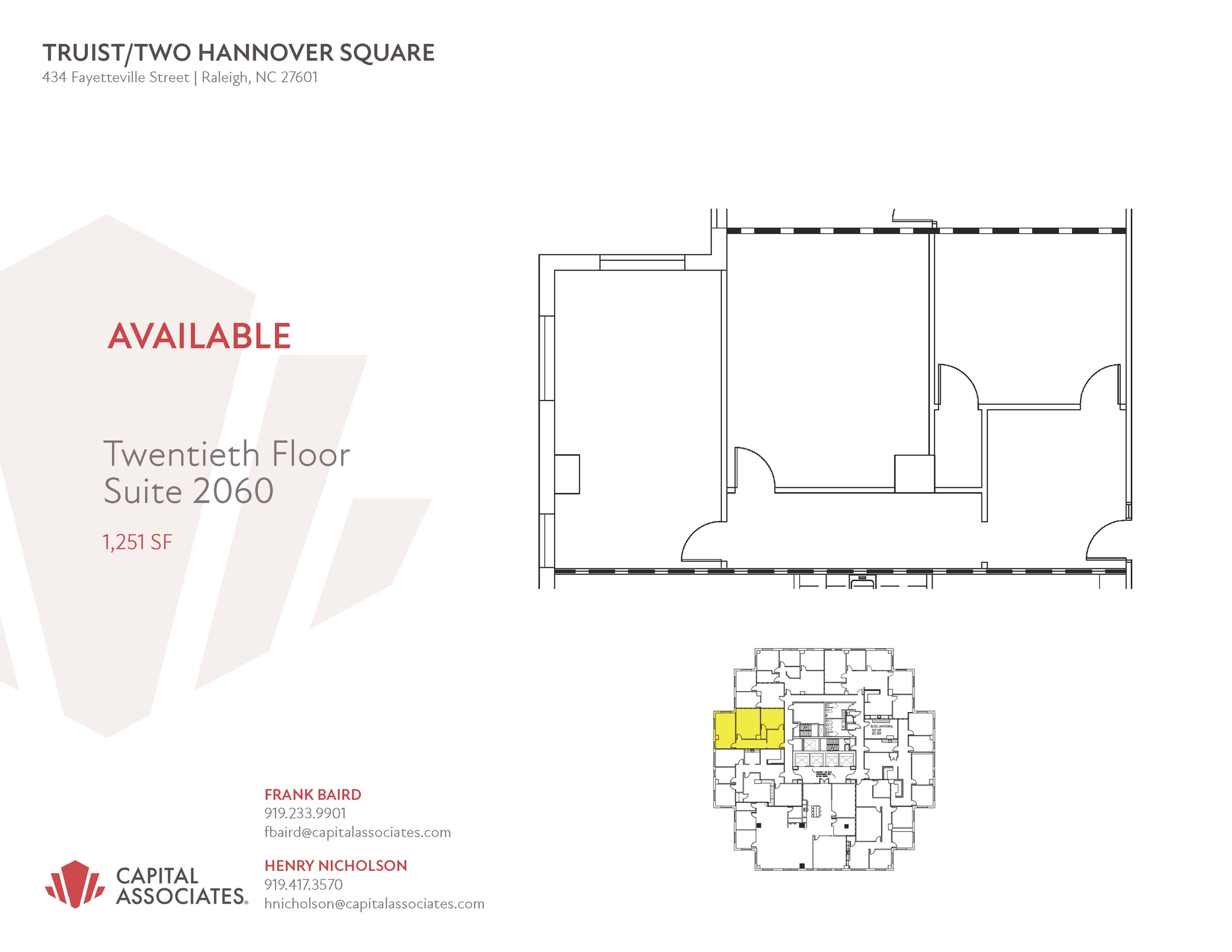 434 Fayetteville St, Raleigh, NC à louer Photo du bâtiment- Image 1 de 1