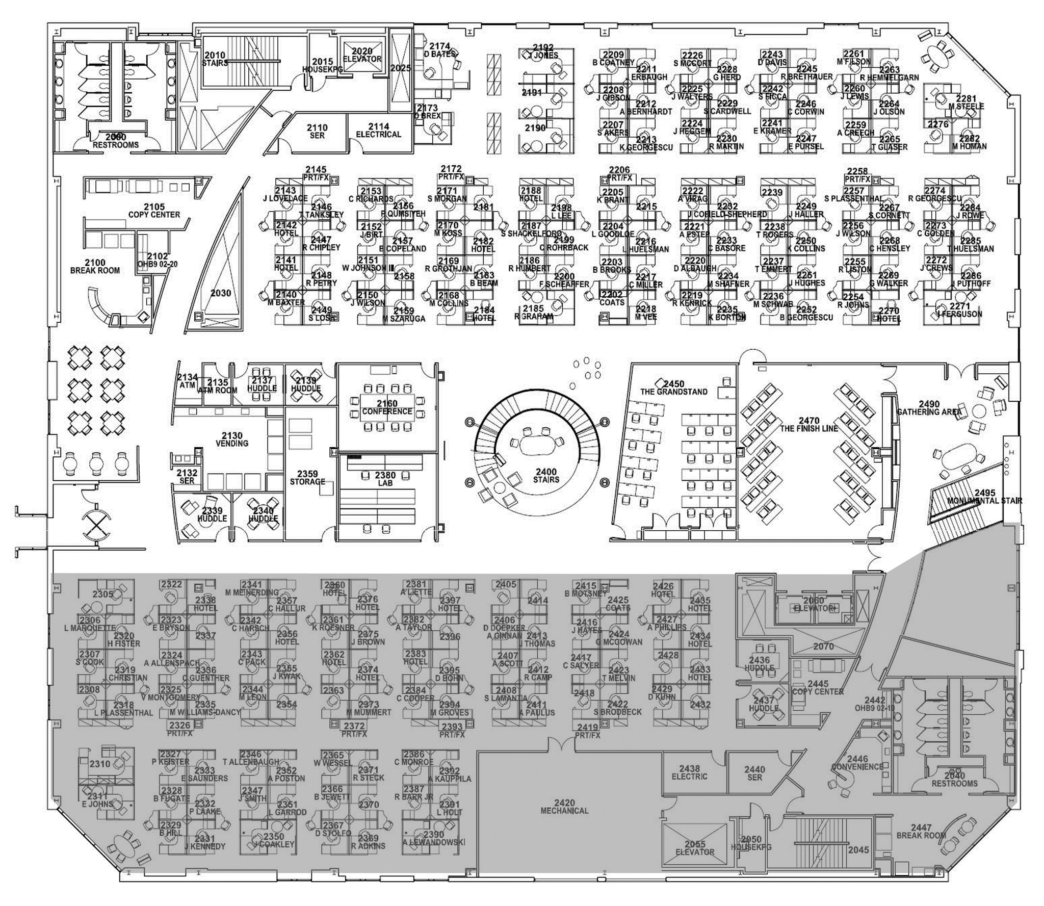 40 W 2nd St, Dayton, OH for lease Floor Plan- Image 1 of 1