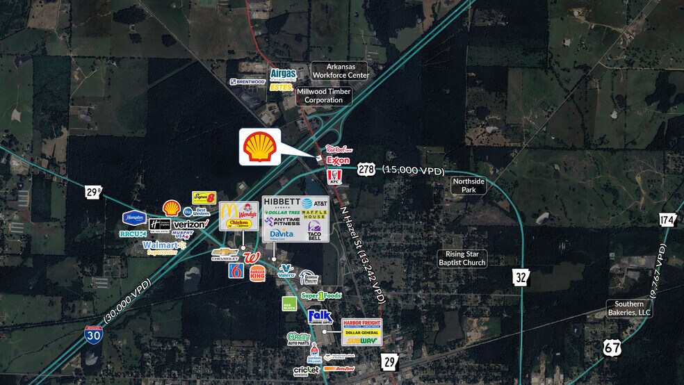 2112 N Hazel St, Hope, AR à vendre - Photo du bâtiment - Image 2 de 3