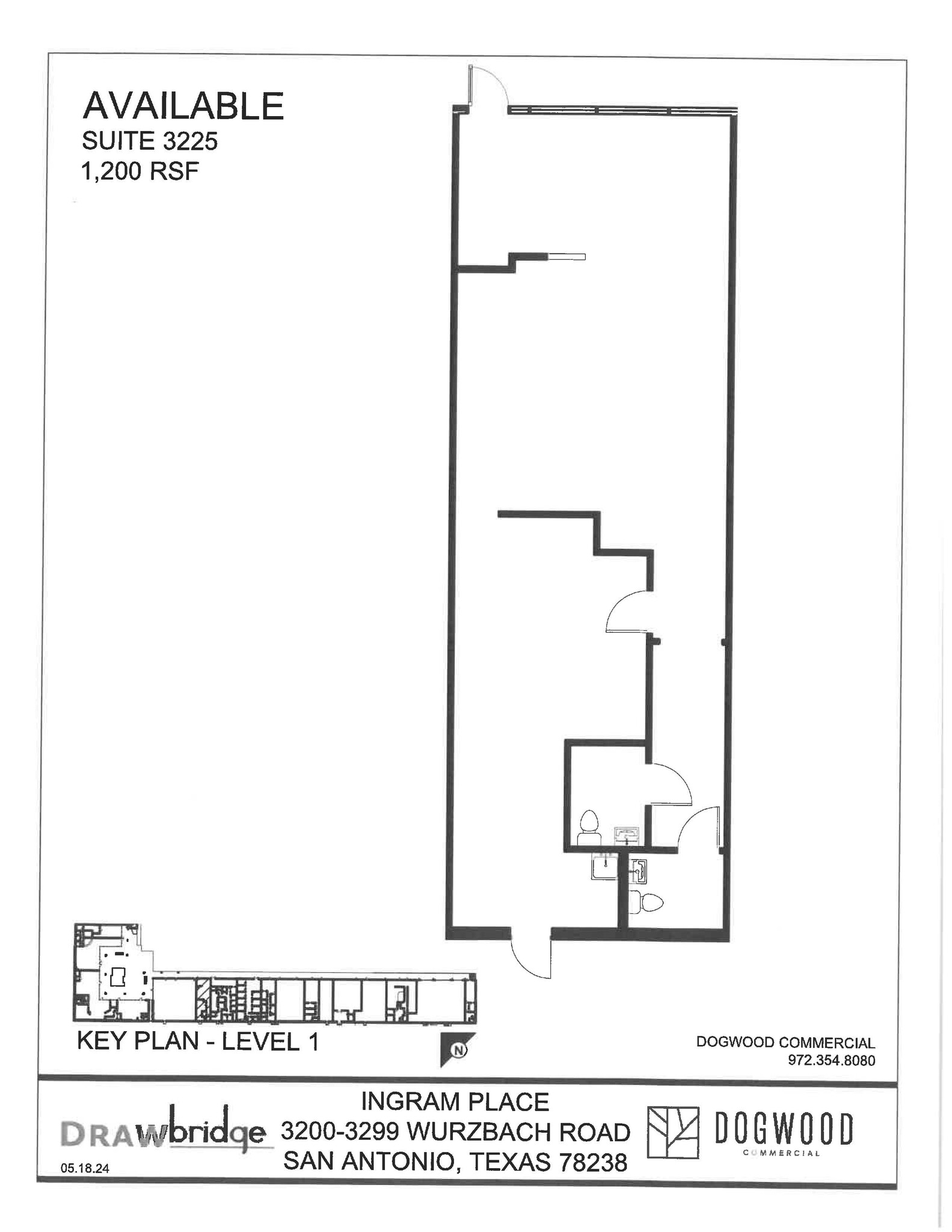 3200-3299 Wurzbach Rd, San Antonio, TX à louer Plan d  tage- Image 1 de 1