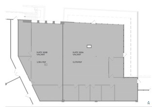 1030 Foothill Blvd, La Cañada Flintridge, CA à louer Plan d’étage- Image 1 de 1