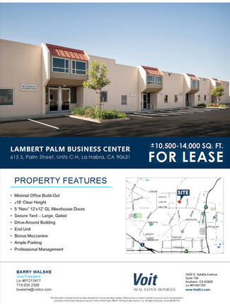 More details for 651 S Palm St, La Habra, CA - Industrial for Lease