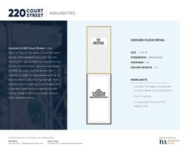 220 Court St, Brooklyn, NY for lease Floor Plan- Image 1 of 1