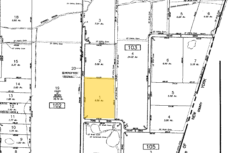 1 Pond Rd, Rockleigh, NJ for lease - Plat Map - Image 3 of 3