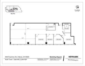 3353 Peachtree Rd NE, Atlanta, GA à louer Plan d’étage- Image 1 de 1