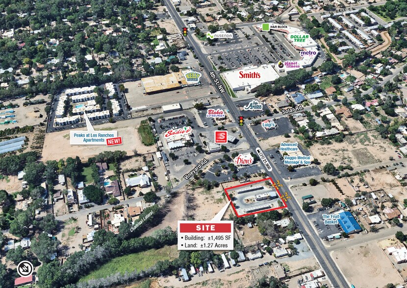 6310 4th St NW, Albuquerque, NM à vendre - Photo du bâtiment - Image 2 de 3