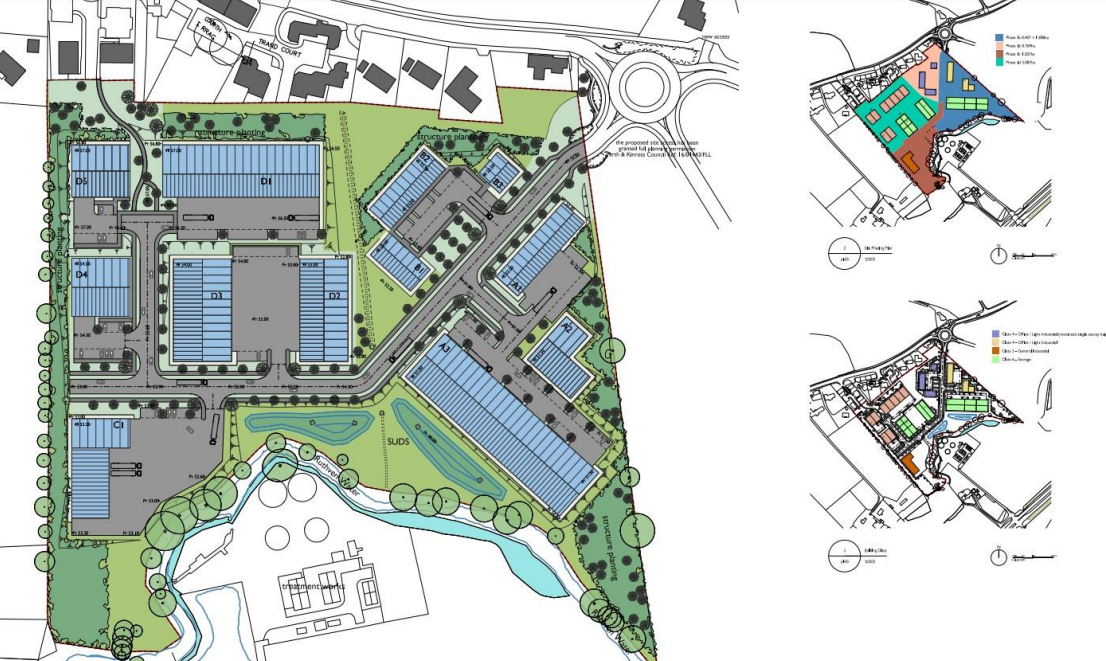 Feus Rd, Auchterarder à louer Plan de site- Image 1 de 2