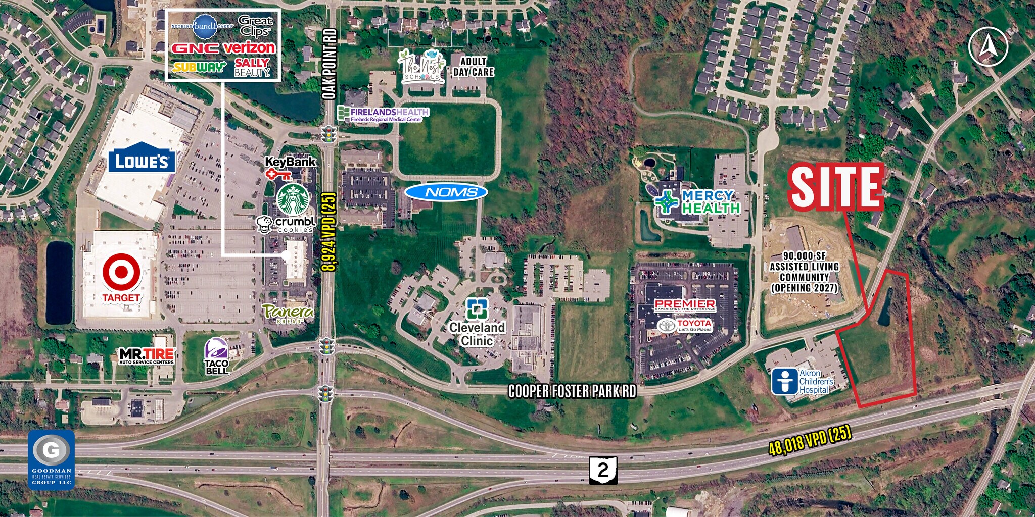 Oak Point Road and Hollstein Drive, Amherst, OH à louer Photo principale- Image 1 de 4