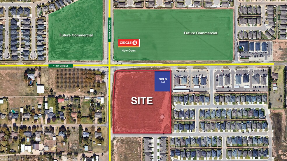 S.E. Corner Of Frankford & 114th St., Lubbock, TX for sale - Building Photo - Image 2 of 3