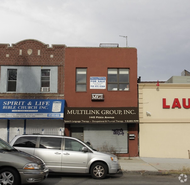 1445 Pitkin Ave, Brooklyn, NY for sale - Building Photo - Image 2 of 2