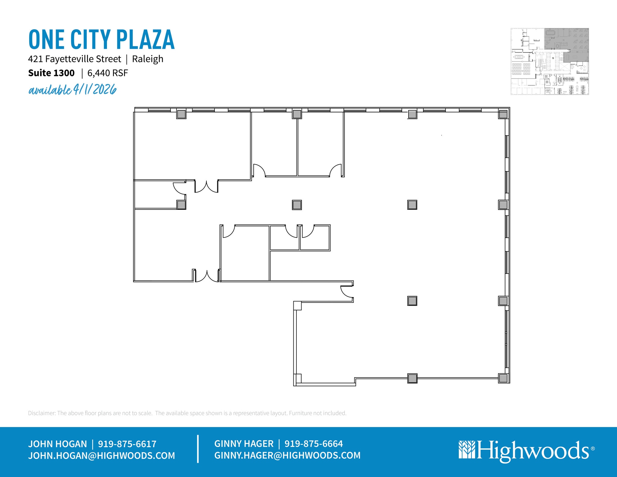 421 Fayetteville St, Raleigh, NC for lease Floor Plan- Image 1 of 1