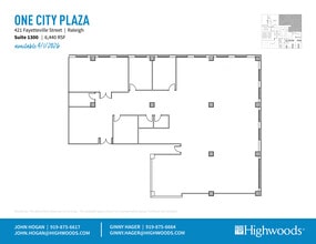 421 Fayetteville St, Raleigh, NC for lease Floor Plan- Image 1 of 1