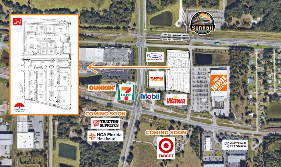 1628 S Poinciana Blvd, Kissimmee, FL for sale - Aerial - Image 2 of 4