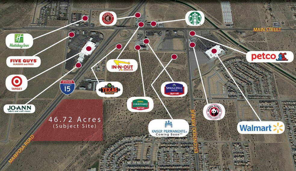 46.72-Acres Mariposa Rd, Hesperia, CA à vendre - Photo du bâtiment - Image 3 de 3